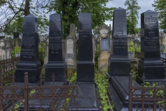 German-Jewish graves, Jewish cemetery, Czernowicz, Bukovina, Ukraine