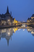 Ghent, Belgium, Flanders. The historic centre