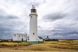 Hurst Point Lighthouse and Hurst Castle, Hurst Spit, Milford on Sea, Lymington, Hampshire, UK