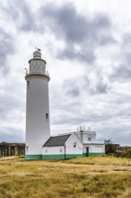 Hurst Point Lighthouse and Hurst Castle, Hurst Spit, Milford on Sea, Lymington, Hampshire, UK