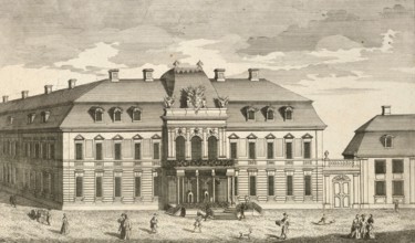 Order Palace of Prince Ferdinand in Berlin, around 1850, Germany, authentic, digitally restored