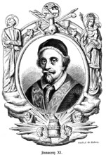 Pope Innocent XI (1611-1689) father of the poor, order of finances, Spartan lifestyle, portrait of