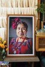 Picture of Maya Mrs. Teresa Ujpan, founder of the woman's cooperative in San Juan la Laguna,