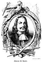 Michiel Adriaenszoon de Ruyte, Dutch Admiral De Ruyter (1607-1676) navy, naval hero, Anglo-Dutch