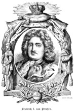 King Frederick I of Prussia (1657-1713) House of Hohenzollern, Elector of Brandenburg, Elector