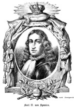 Carlos II, King Carlos II of Spain (1661-1700) colonial power, King of Naples and Sicily, King of