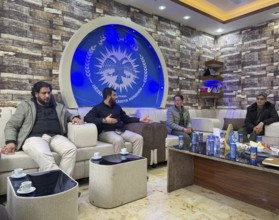 In Kobani, Syria, on February 1, 2026, a Syrian Government delegation meets with Kurdish leaders