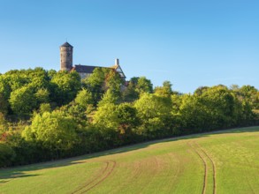 Ludwigstein Castle in the Werra Hills near Witzenhausen, Hesse, Germany