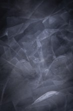 Ice sheets form abstract pattern on a frozen lake, ice, winter, Finland