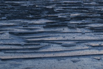 Sliced pieces of ice, blue ice, winter, Finland