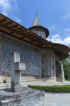 Wall frescoes at the Vorone? monastery church, 1547, Vorone?, Romania