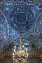 Candle holder under the painted vault, Humor Monastery, Romanian Orthodox Women's Monastery, 1530,