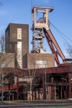 Zollverein colliery, 1/2/8 mine, shaft 1 strut conveyor frame, wagon circulation, UNESCO World