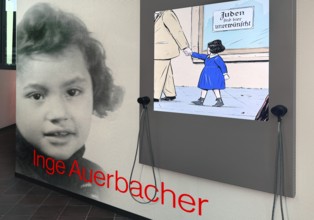 Hologram Theater Holo-Voices, accompanying exhibition, Inge Auerbacher, concentration camp