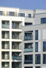 Essen, North Rhine-Westphalia, Germany - residential construction in the Ruhr area. New building