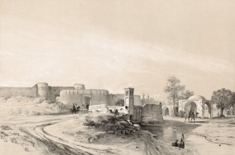 The Porte de Chimran, Porte de Shimran or Shemran-To, historic city gate in northern Tehran, which