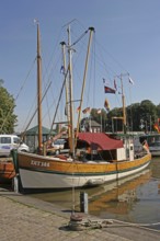 Crab cutter from Ditzum, Museumshafen, Leer, East Frisia, Germany