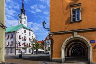 Rynek, historic market square, 14th century, Gliwice, Poland