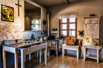 Silesian living rooms, Piast Castle Museum, 16th century, Gliwice, Poland