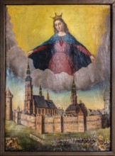 Madonna protects Gliwice against Protestant troops during the siege of the city in 1626, 19th