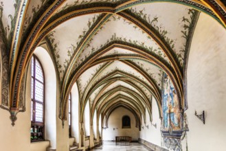 Cloister, Cistercian Abbey of Mogila, 13th century, Nova Huta, Krakow, Poland