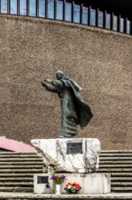 Monument to John Paul II, Church of Our Lady Queen of Poland, 20th century, Nova Huta, Krakow,