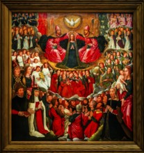 Coronation of the Virgin Mary, Adriaen Issenbrant School, Bruges 1540, Czartoryski Museum, 1796,