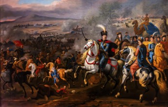 Victorious Battle of Kahlenberg 1683 led by Polish King John III Sobieski against the Ottoman