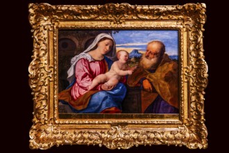 Holy Family, Jacopo Palma il Vecchio, Venice around 1514, Czartoryski Museum, 1796, oldest museum