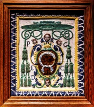 Ceramic tile with Natecz coat of arms, Poland around 1642, Czartoryski Museum, 1796, oldest museum