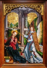 Annunciation of Mary, central part of the triptych of St. Michael Collegiate Church in Wawel, 1517,