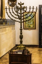 Hanukkah chandelier, 19th century, Old Synagogue — Museum of Krakow's Jewish History, 15th century,