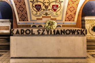 Tomb of Karol Szymanowski, composer, pianist, teacher and music critic, 1882—1937, crypt of the