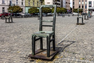 Heroes of the Ghetto Square, place of execution and place of resettlement operations following the