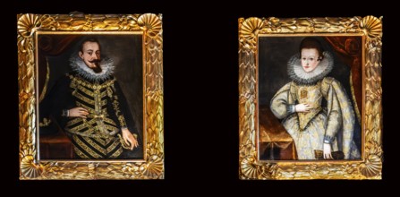 Portrait of King Sigismund III and Constanze of Austria, Queen of Poland, 1605-1610, Wawel Royal