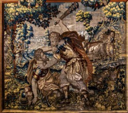 Tapestry with Hercules, Wawel Royal Castle, former residence and seat of government of the kings of