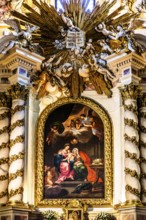 High altar by Jerzy Siemiginowski-Eleuter, court painter of King John III Sobieski, St. Anna church