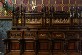Choir stalls, Franciscan Church, 1249, Krakow, Poland