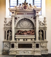 Late Renaissance style tomb of Prospero Provana, Italian banker, operated the postal service