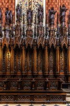 Choir stalls, Dominican Basilica, 1222, Krakow, Poland
