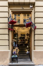 Details of the old town lanes, Krakow, Poland