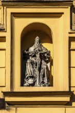 Sacred Trinity sculpture at Stolarska 13 Street, Krakow, Poland