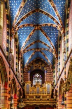 Organ Gallery, St. Mary's Church, 14th century, Krakow, Poland