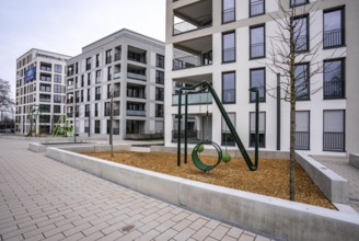 Newly completed apartments, 2026, LEG, in the southern quarter of Essen, so-called Literatur