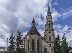 St. Michael's Church, Gothic hall church, 14th century, Cluj-Napoca, Transylvania, Romania