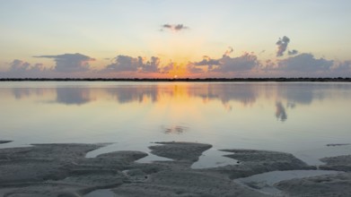 Sunrise on the coast near Khahil, Oman