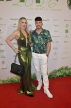 Lydia Kelovitz and Johannes Höfinger at the 8th jungle party for the start of the RTL show Ich bin