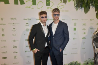 Daniel Fischer, Elias Fischer at the 8th jungle party for the start of the RTL show Ich bin ein