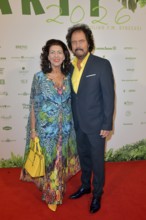 Jolanda Siemers and Rene Le Blanc at the 8th jungle party for the start of the RTL show Ich bin ein