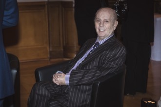 Daniel Barenboim in front of a dinner in honor of the honorary citizen of Berlin, Federal President